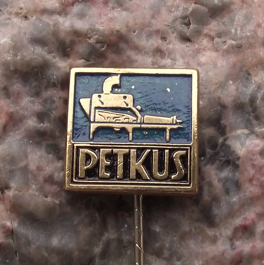 Vintage Petkus Wutha Grain Seed Sorting German DDR GDR Company Pin Badge