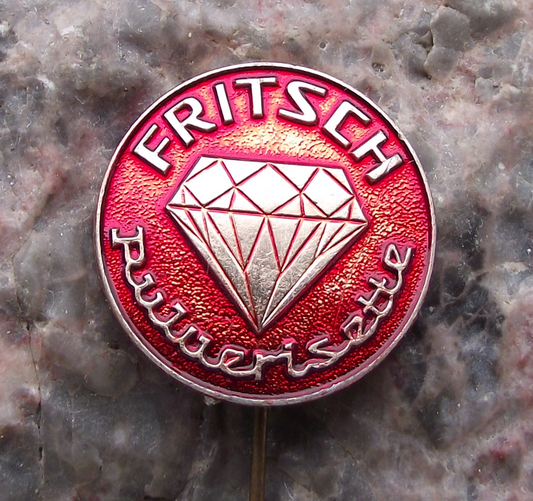 Vintage Fritsch German Pulverising Chemical Engineering Powders Pin Badge - Badgecrazy