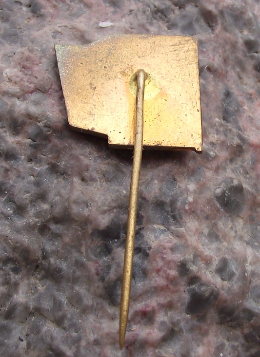 1972 Czechoslovakia ROH 8th All Trade Union Conference Prague Pin Badge