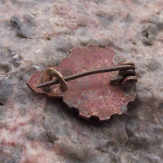 Vintage Czechoslovakia Social Democratic Party Wheat Logo Brooch Pin Badge - Badgecrazy