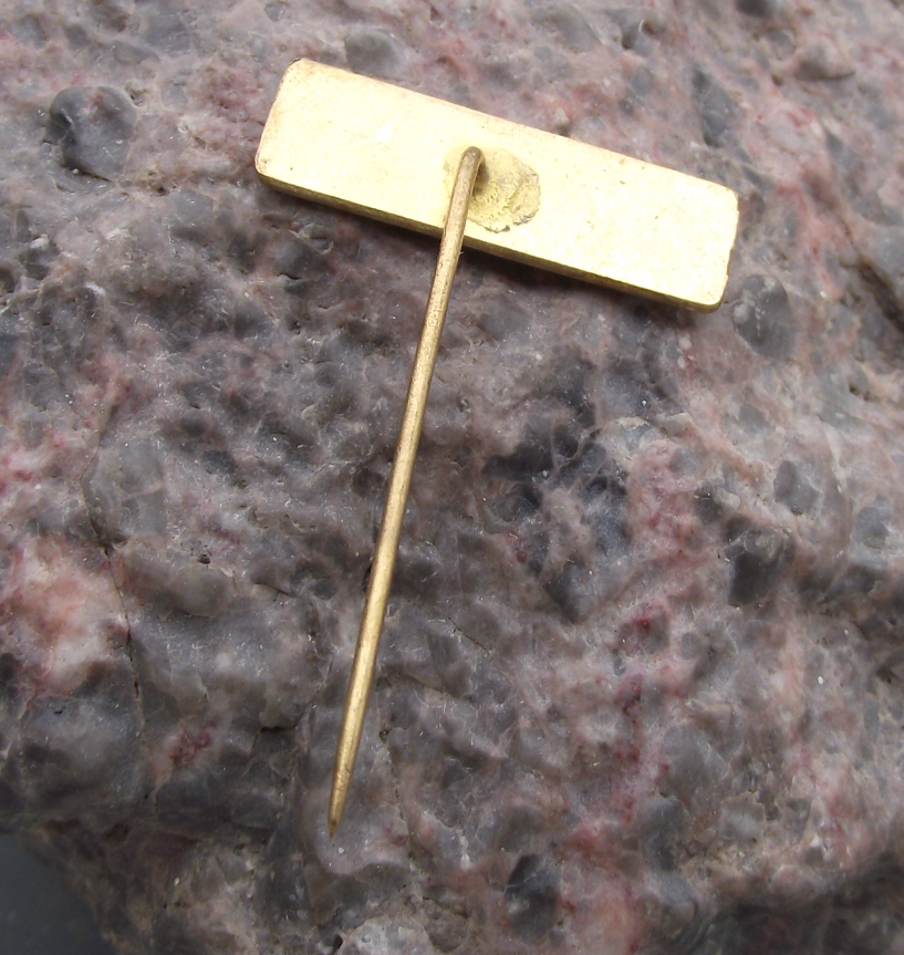 Vintage Papcel Czech Paper Mills Company Pin Badge - Badgecrazy