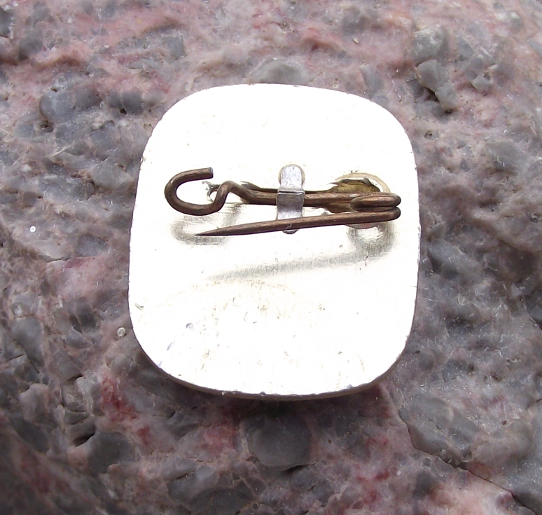 1966 German DDR GDR 17th Anniversary East Germany Brooch Pin Badge