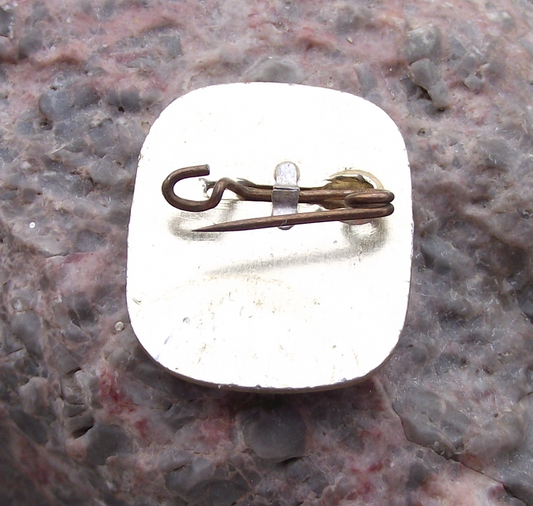 1966 German DDR GDR 17th Anniversary East Germany Brooch Pin Badge