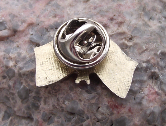 Vintage Puerto Rico Flag Crossed Flags USA Stars & Stripes Pin Badge - Badgecrazy