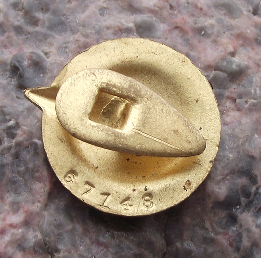 1948 Czech National Association of Revolution Military Anti Fascist Buttonhole - Badgecrazy