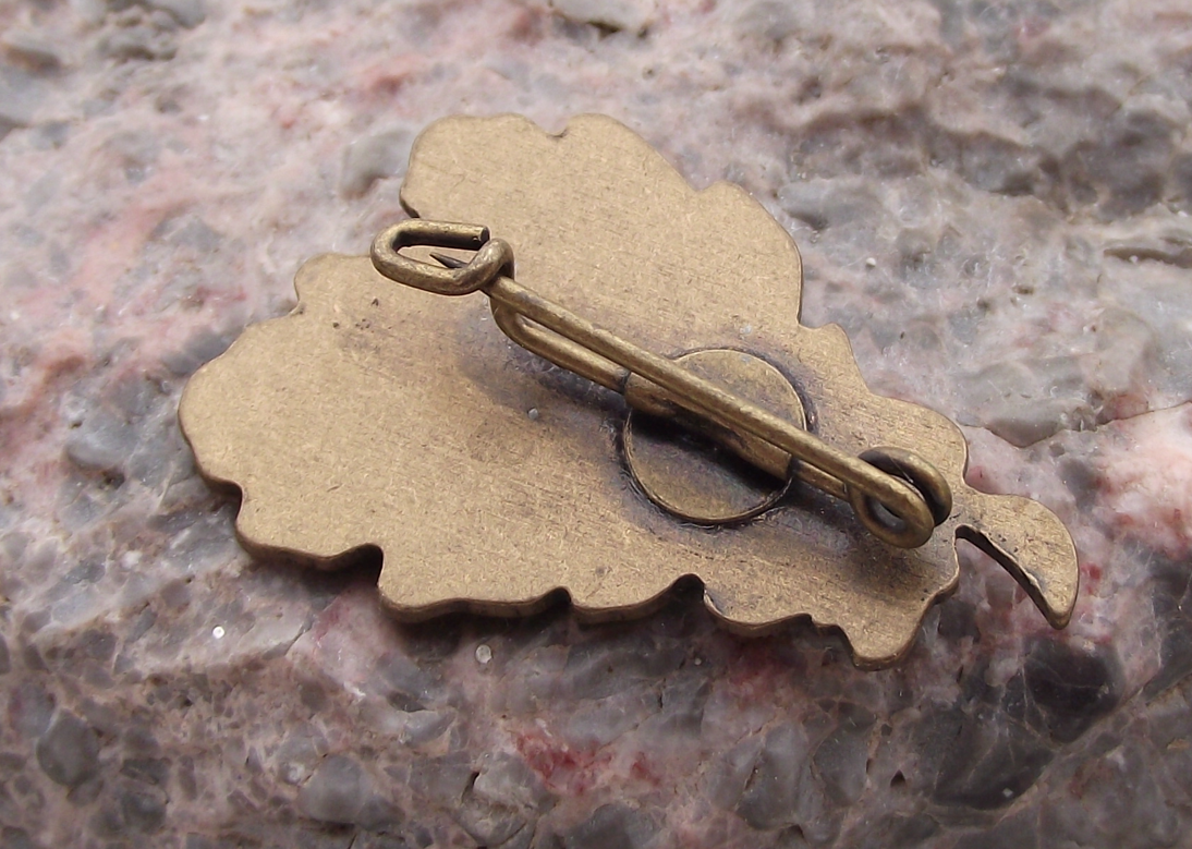 1993 Mainz Germany DJV Hunting Association Hunters Day Oak Leaf Pin Badge