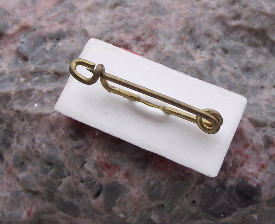 1967 SPO Socialist Party Austria May Day 1st First Mai Carnation Pin Badge - Badgecrazy