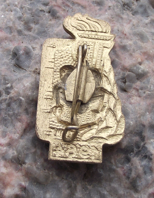 1964 Thalmann Pioneer GDR DDR Good School Work Student Award Pin Badge - Badgecrazy