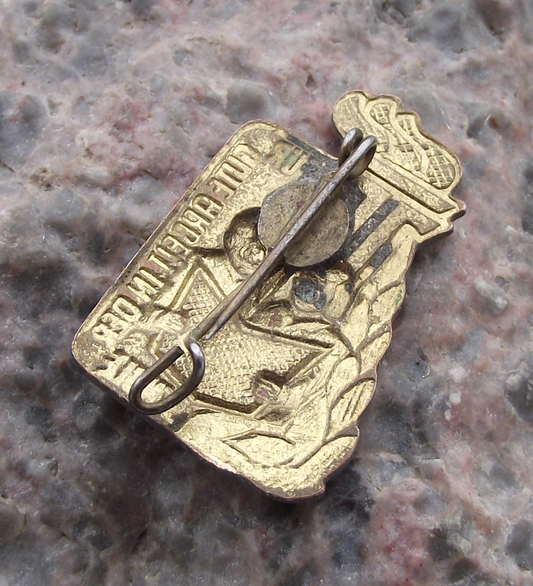 Vintage Thalmann Pioneer GDR DDR Good School Work Student Award Pin Badge - Badgecrazy