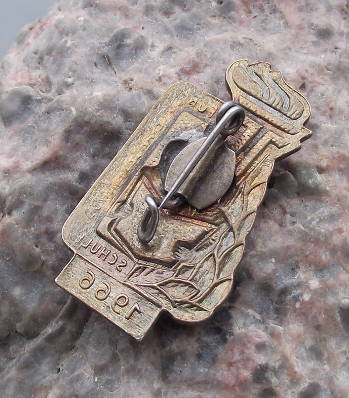 1966 Thalmann Pioneer GDR DDR Good School Work Student Award Pin Badge - Badgecrazy