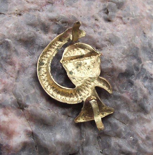 Czechoslovakia Army CSLA Uniform Insignia Medical Corps Snake Badge