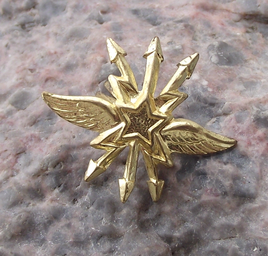 Czechoslovakia Army CSLA Uniform Signals Corps Communications Badge