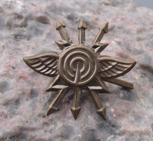 Czechoslovakia Army CSLA Uniform Radar Signals Corps Insignia Badge
