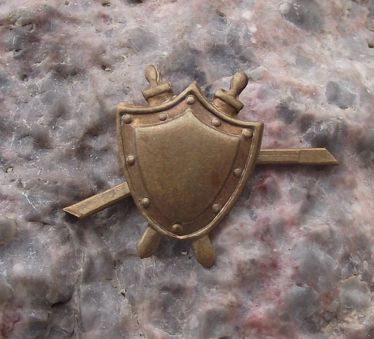 Czechoslovakia Army CSLA Uniform Insignia Judicial Department Police Badge