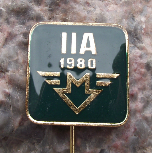 1980 Czech Metro Underground Railway Line A Stage 2A Pin Badge - Badgecrazy