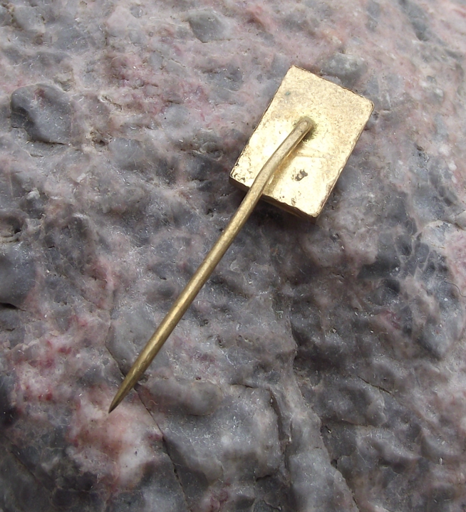 1969 Skoda Autos Company Czech Motor Car Maker 110th Anniversary Pin Badge
