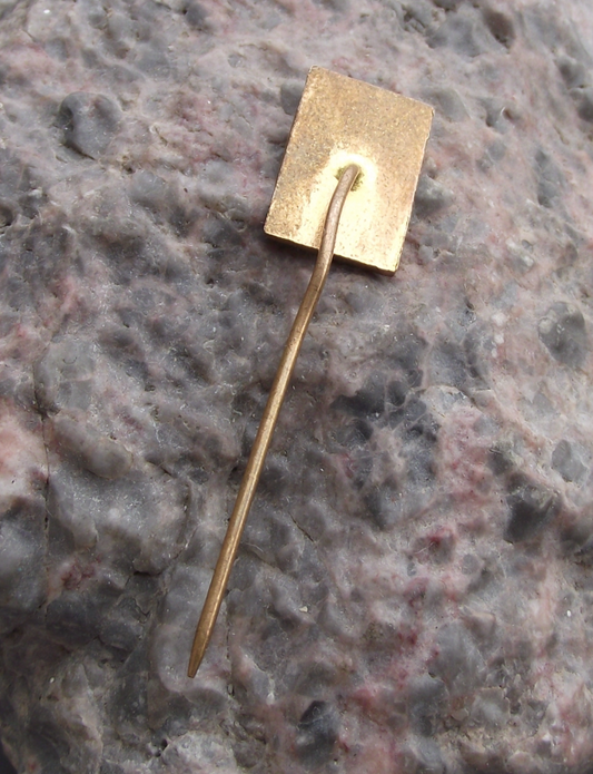 Vintage Skoda Auto Car Electrics Julius Fucik EJF Bratislava Pin Badge