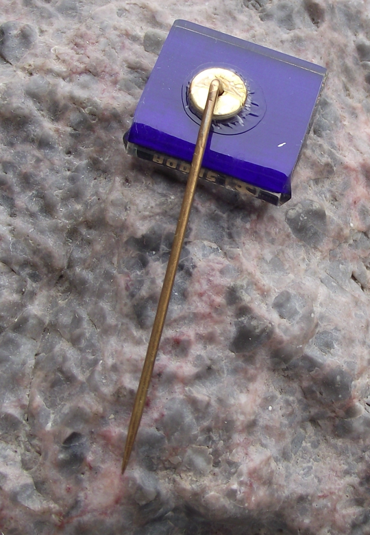 1966 Skoda Paris France Semaine Technique Technical Show Exhibition Pin Badge