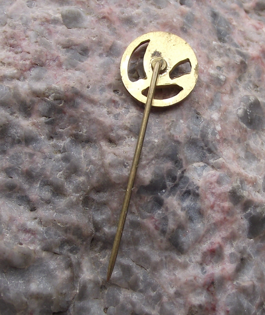 Vintage Skoda Autos Cars Automobile Factory Winged Arrow Outline Pin Badge