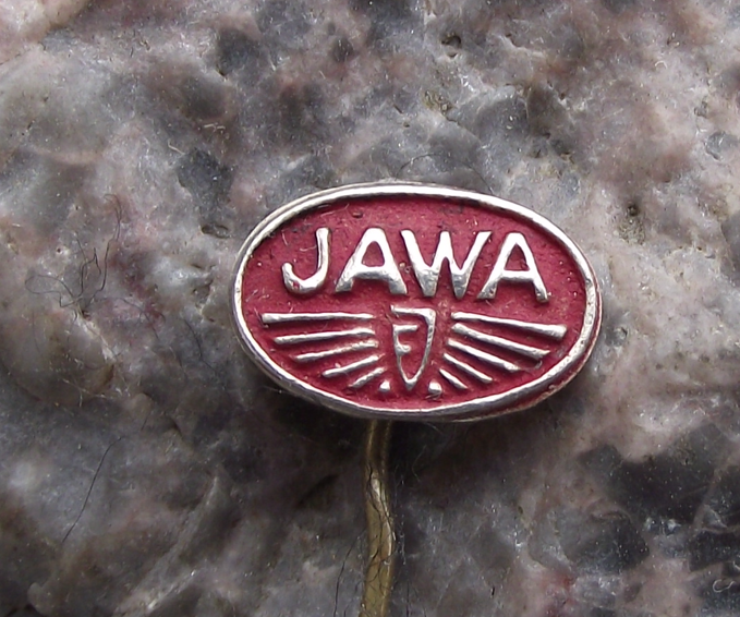 1940's Jawa Motorcycles Czech Motorbikes FJ Logo Pin Badge