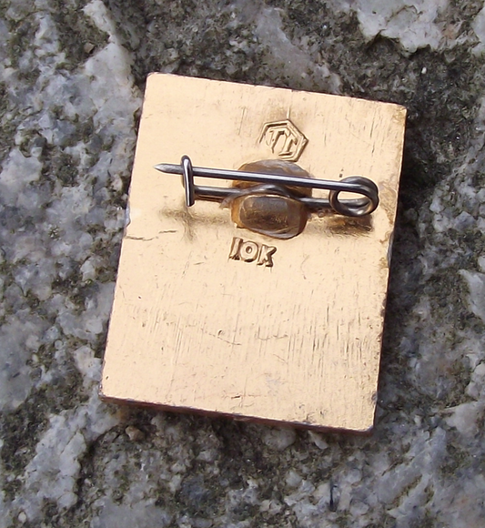 1972 Soviet Union 50th Anniversary CCCP Motif Hammer Sickle Pin Badge