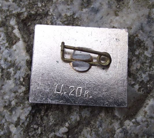 1976 25th Communist Party Congress Soviet Union Russian KNCC XXV Pin Badge - Badgecrazy