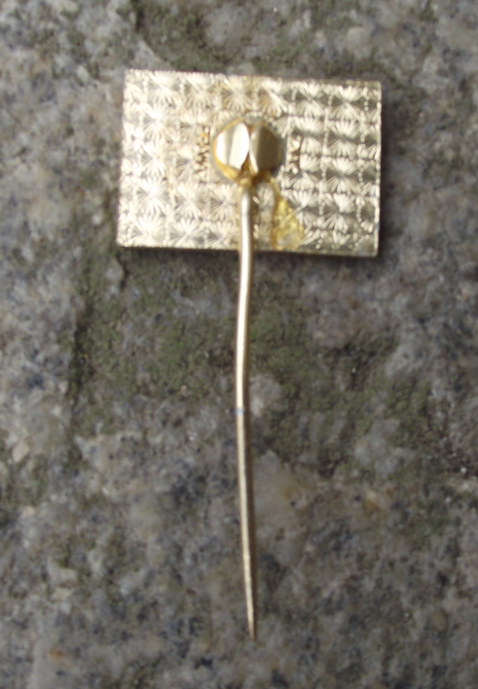 1972 Soviet Union 50th Anniversary CCCP Hammer and Sickle Logo Pin Badge - Badgecrazy