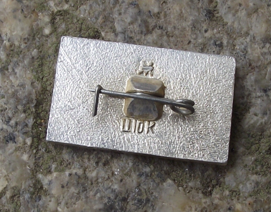 1972 Soviet Union 50th Anniversary CCCP Hammer Sickle Pin Badge - Badgecrazy