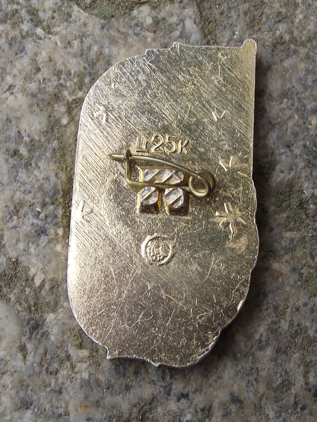 1977 Russia October Revolution 60th Anniversary Cruiser Aurora Red Flag Pin Badge