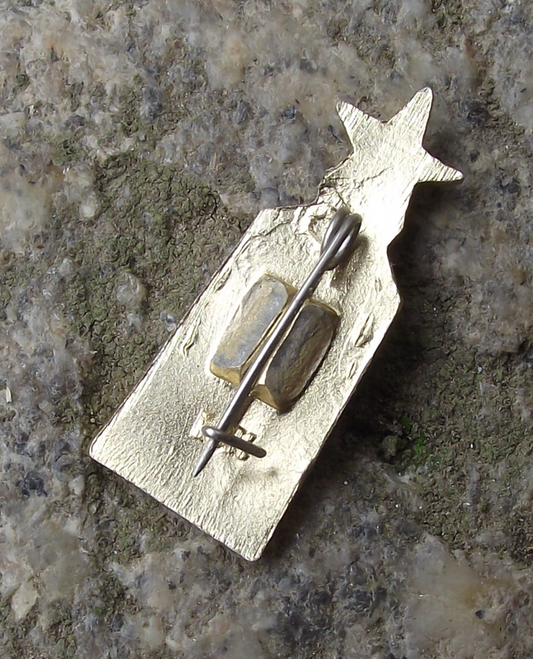 1975 Soviet Union 30th Anniversary Victory in World War 2 Red Star Pin Badge - Badgecrazy