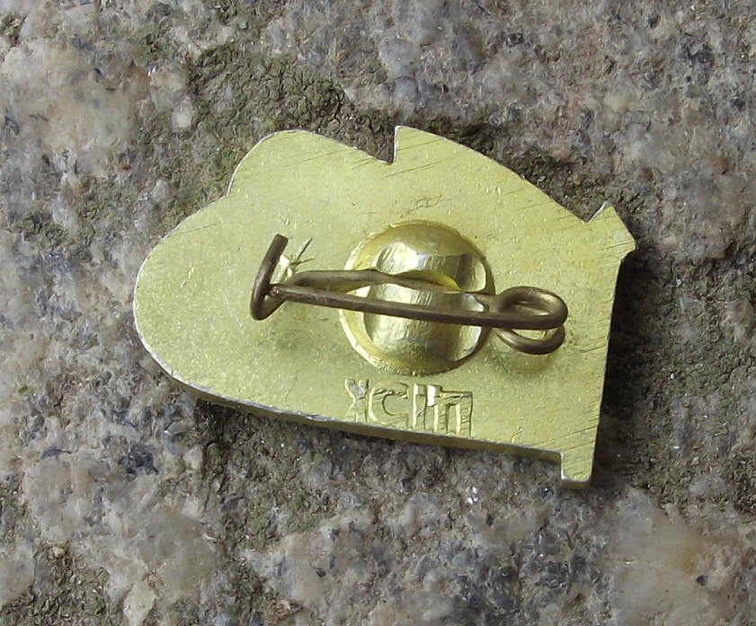 1972 Soviet Union 50th Anniversary CCCP Waving Flag Pin Badge