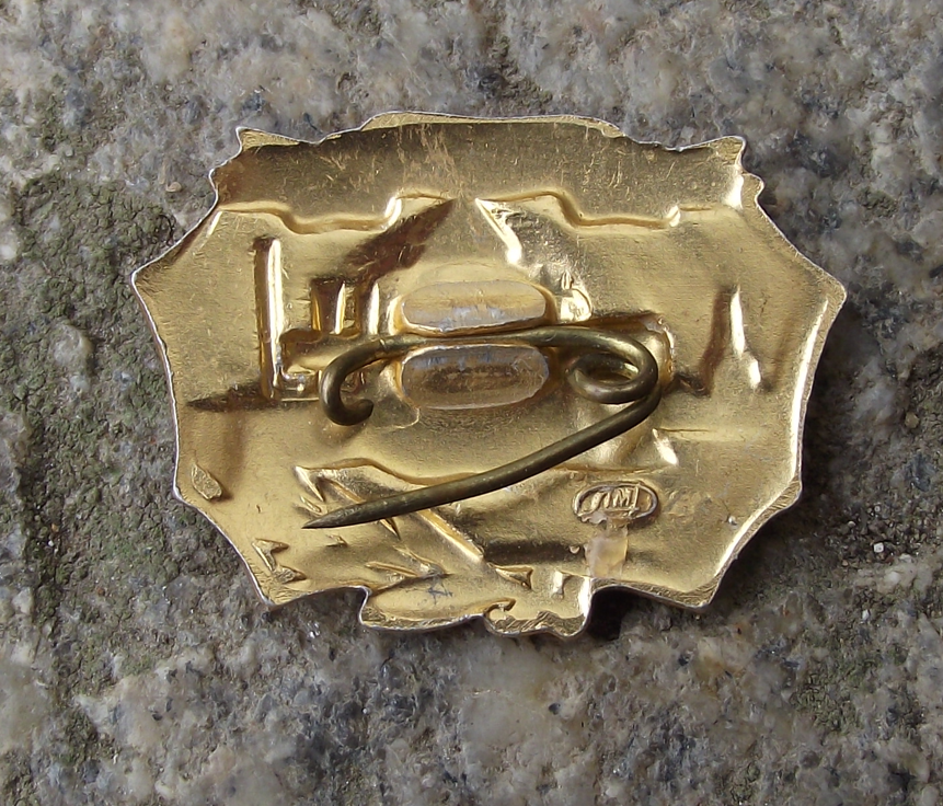 Vintage Russian Battle Cruiser Aurora October Revolution Pin Badge