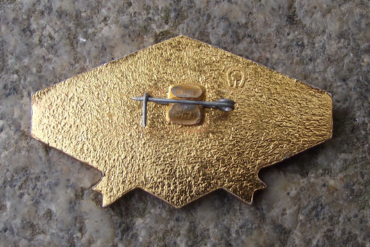 Vintage Russian Alexander Sibiryakov Steam Powered Ice Breaker Pin Badge - Badgecrazy