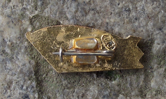 Vintage Sputnik Hydrofoil River Ship Soviet Union Russian Boat Pin Badge - Badgecrazy