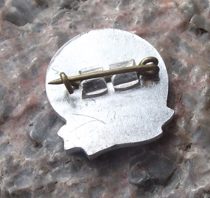 Vintage Latvia Riga Historic Town Centre Powder Tower Pin Badge
