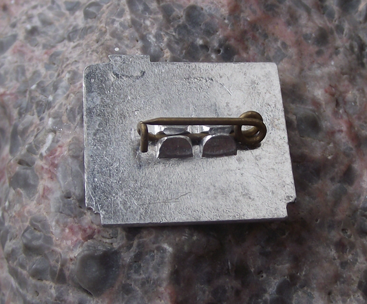 Vintage Latvia Riga LPSR Socialist Republic National Dress Pin Badge - Badgecrazy