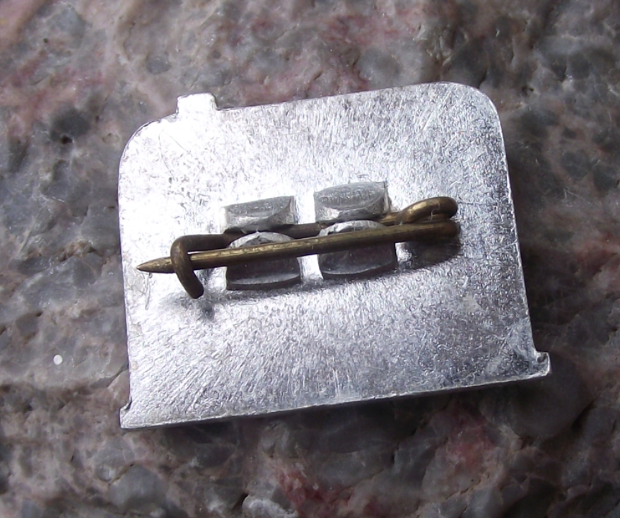 Vintage Latvia Riga Powder Tower Pin Badge