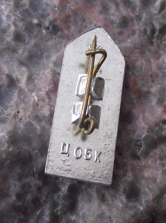 Vintage Riga Latvia Cockerel Rooster Weather Wind Vane Tourist Pin Badge - Badgecrazy