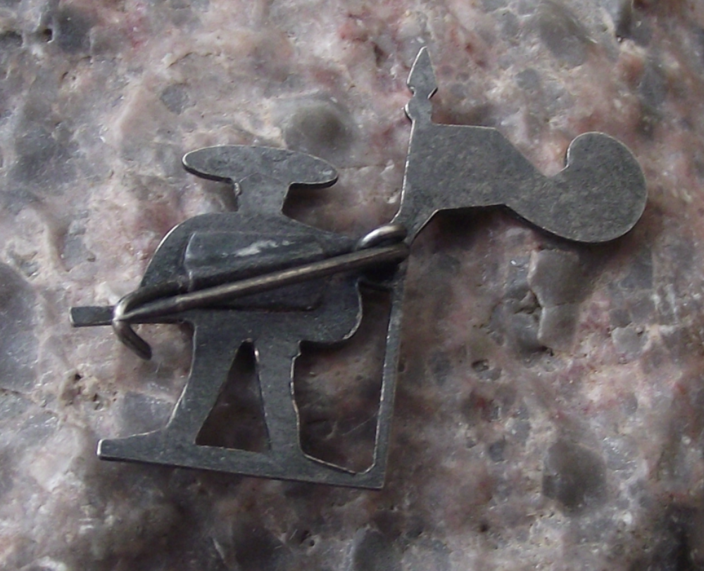 Vintage Tallinn Estonia Vana Toomas Old Thomas City Guard Pin Badge
