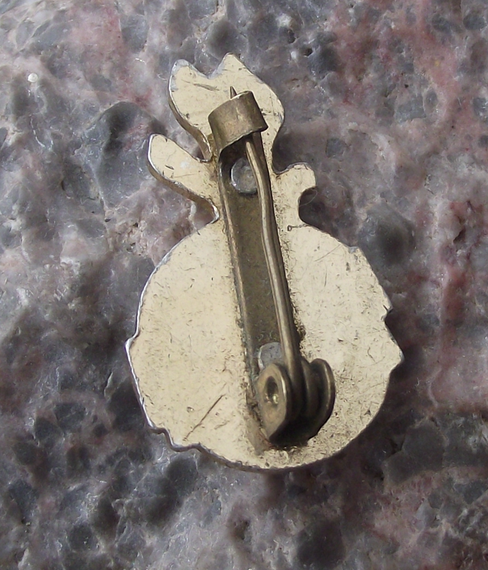Vintage Flying Dove over Earth World Peace MUP Friendship Bird Pin Badge