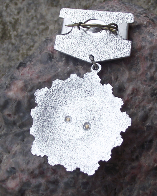 1972 Soviet Union 50th Anniversary CCCP Russian Medal Pin Badge - Badgecrazy