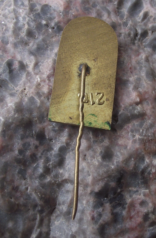 Vintage Lithuania Vilnius Lithuanian Capital City Church of St. Anne Pin Badge - Badgecrazy