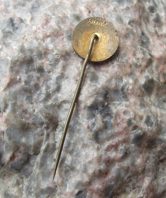 Vintage Slovakia Lodenice Komarno Shipping Company Ship Anchor Logo Pin Badge - Badgecrazy