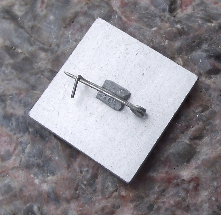 Vintage Cuba Cuban Revolution Fight at Moncada Barracks Mirror Pin Badge