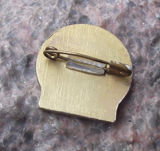 Vintage CNA Cuban Revolution National Literacy Education Pin Badge