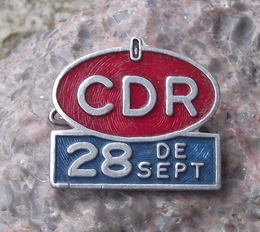 Vintage Committees for Civil Defense of the Revolution CDR Cuba Pin Badge