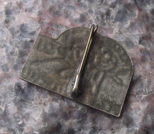 1961 Cuban Cuba Meeting for National Assistance Plan Pin Badge