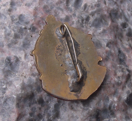 Vintage Cuba Cuban SNTMP Anchor Marine Dockside Workers Union Pin Badge