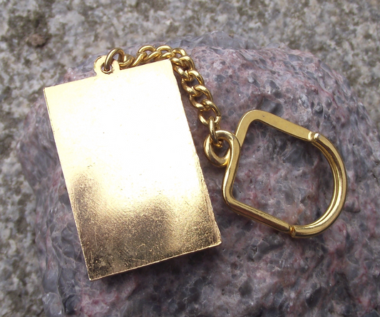 1981 Cuba Circus Circuba Juggling Clown on Cuban Crocodile Key Ring