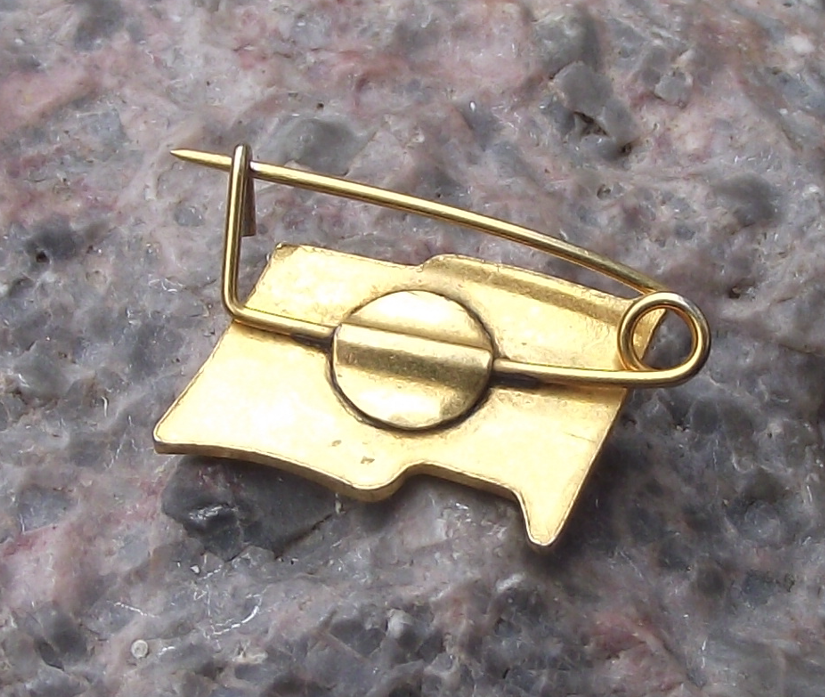 Vintage Cuba National Flag Waving in the Wind Cuban Revolution Pin Badge